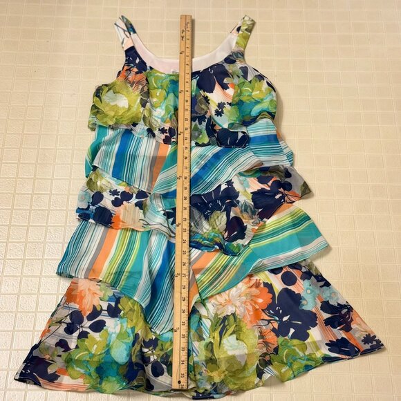 Bethany Women's Ladies Midi Dress Green Dress Size 6 - Picture 3 of 4